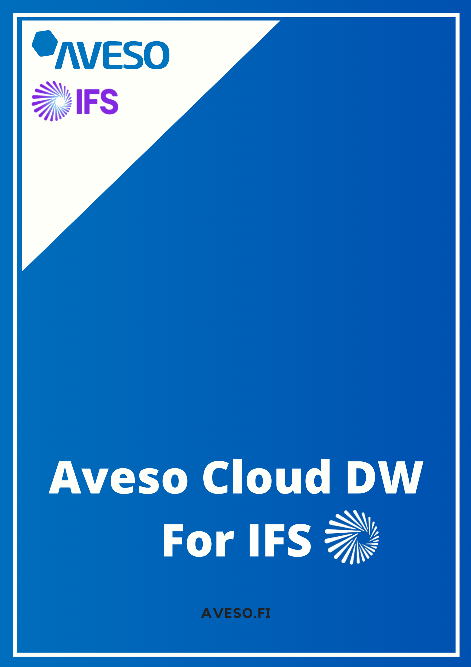 Aveso Cloud DW for IFS brochure